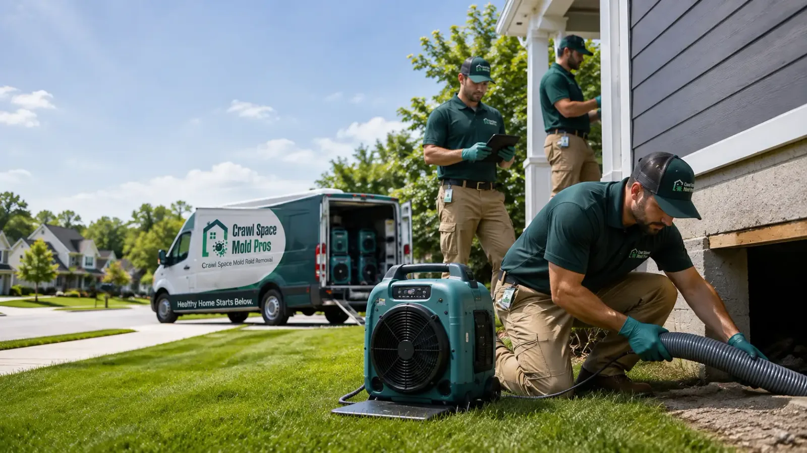 Crawl Space Mold Removal in Spring Valley, WI